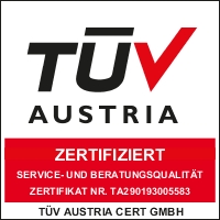 TÜV Austria zertifiziert